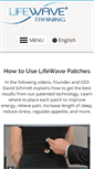 Mobile Screenshot of lifewavetraining.com